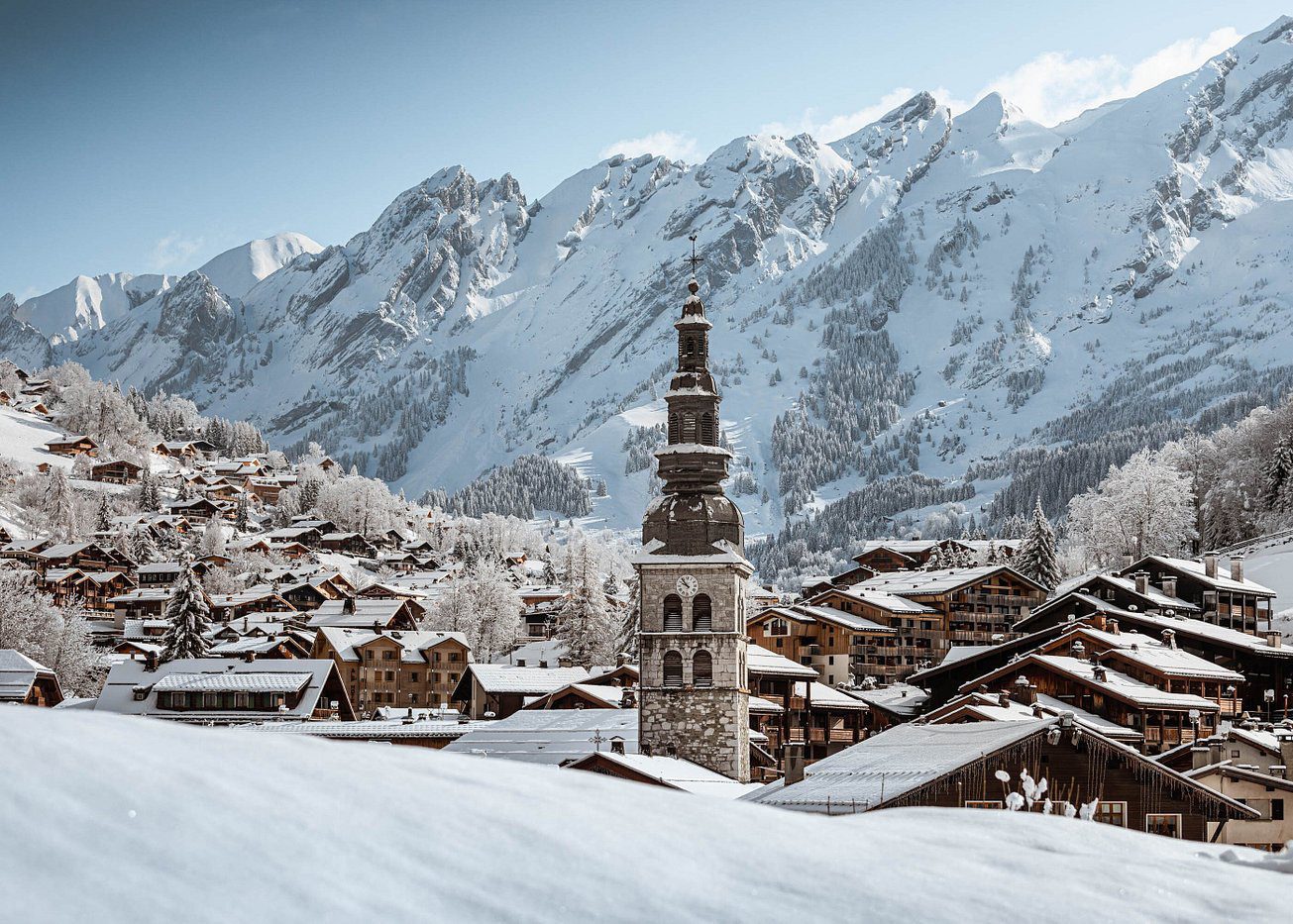 Image du village de la Clusaz, au coeur des Aravis